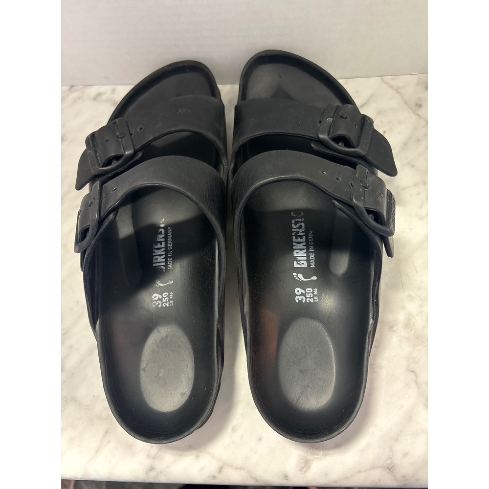 Birkenstock Arizona EVA Black Sandals Waterproof Slide Mens 6 Womens 8 EU 39